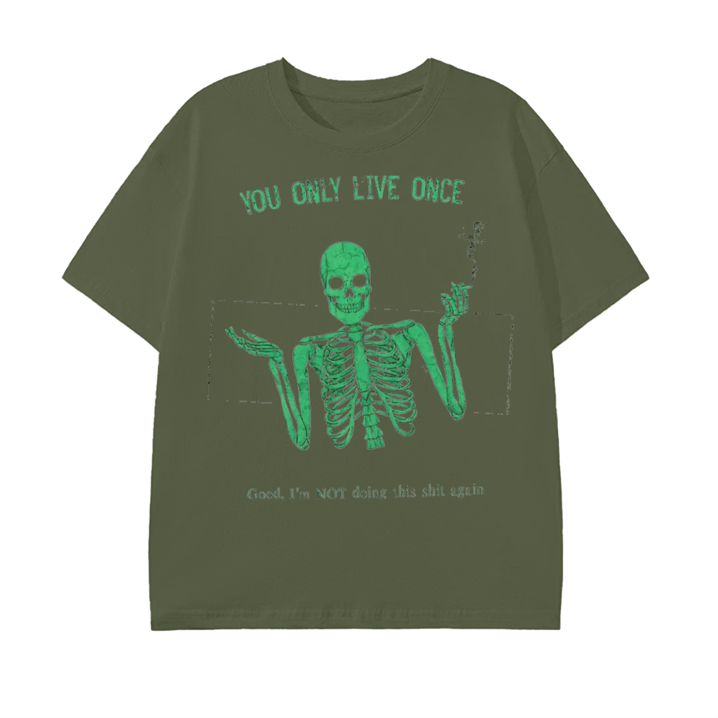 yolo-tee, skeleton-graphic, fu