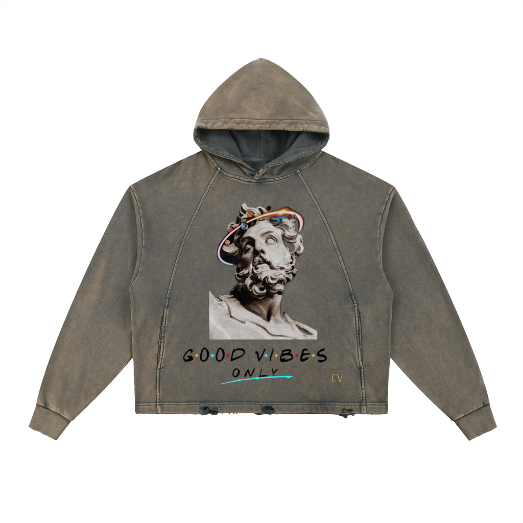 •	vintage hoodie 	•	washed hoo