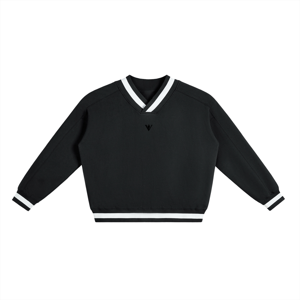 Varsity sweatshirt, V-neck swe
