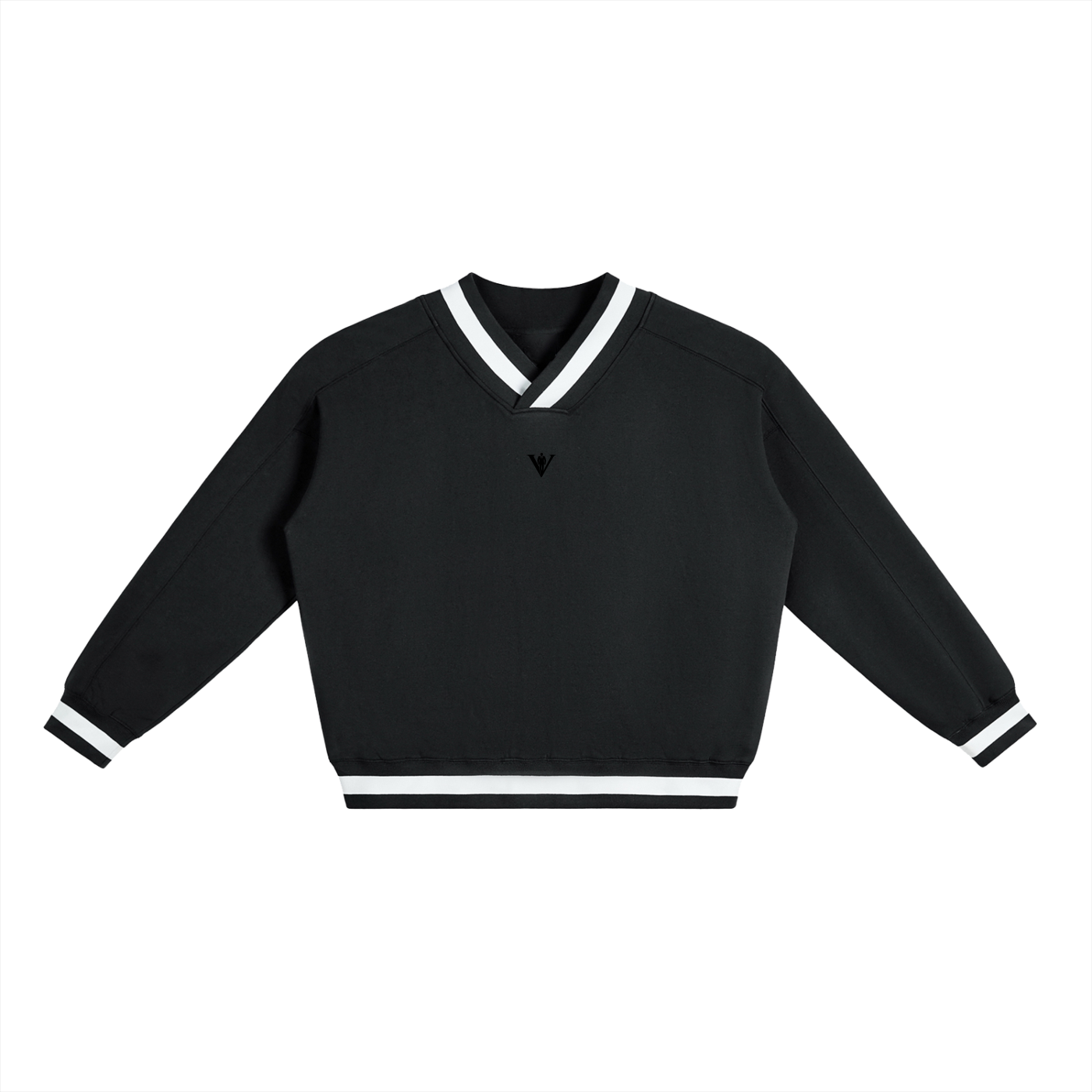 Varsity sweatshirt, V-neck swe