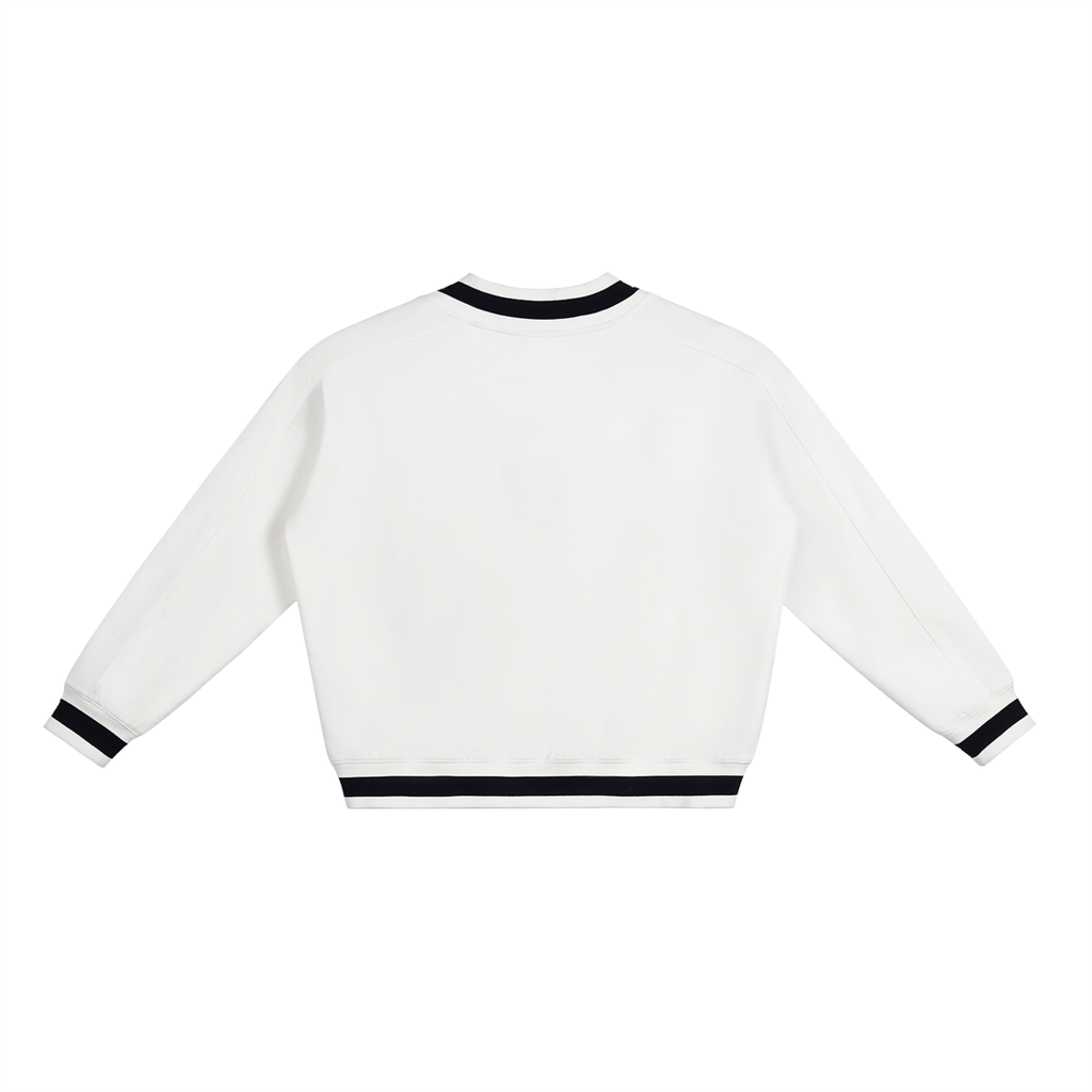 Varsity sweatshirt, V-neck swe
