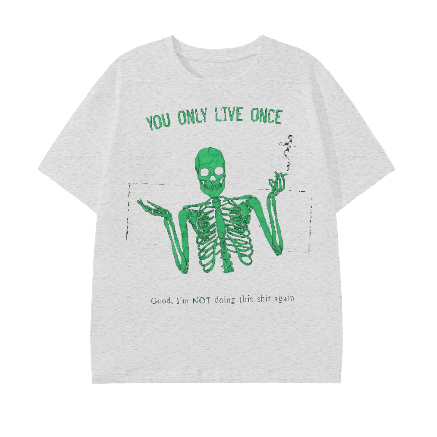 yolo-tee, skeleton-graphic, fu