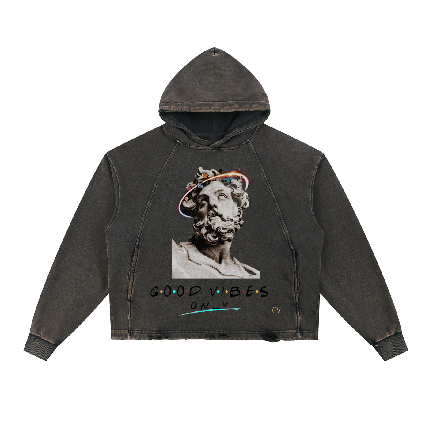 •	vintage hoodie 	•	washed hoo