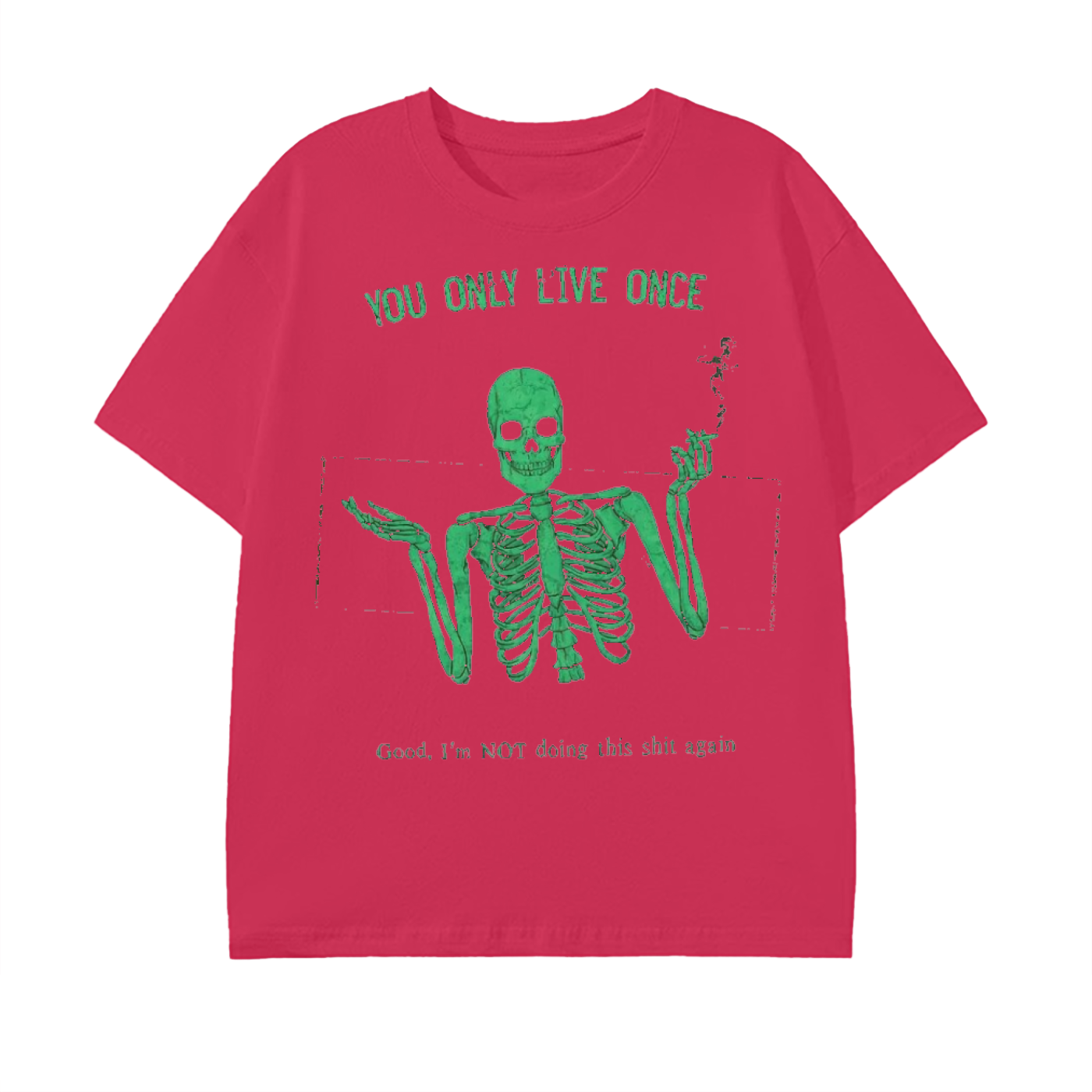 yolo-tee, skeleton-graphic, fu