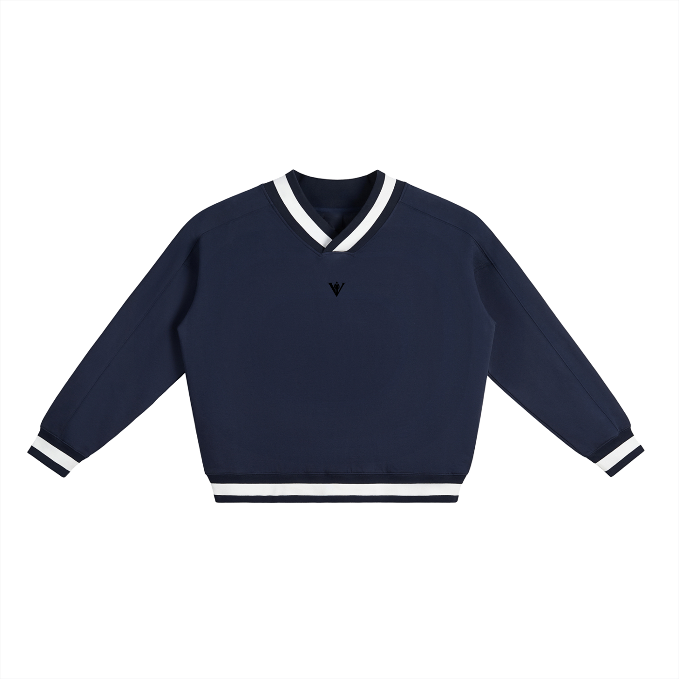 Varsity sweatshirt, V-neck swe