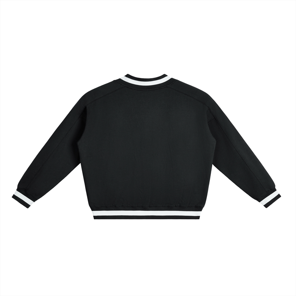 Varsity sweatshirt, V-neck swe