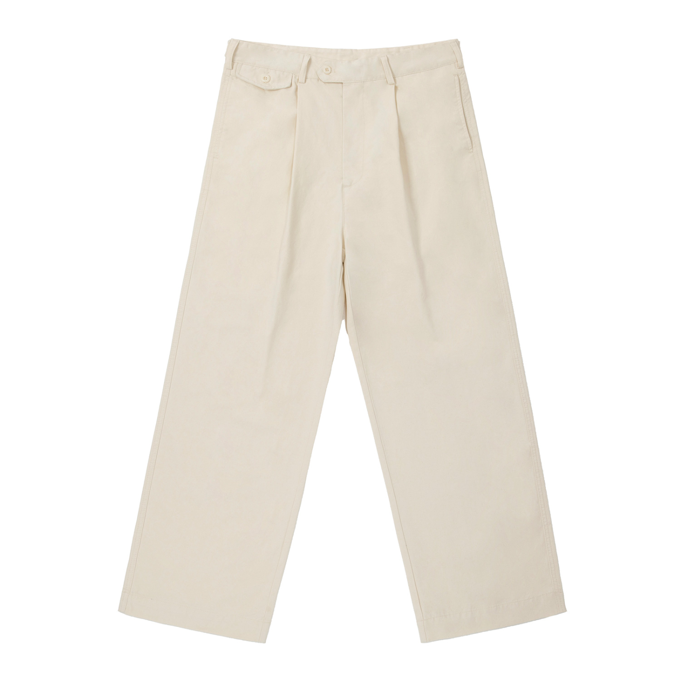 cotton pants, straight leg pan