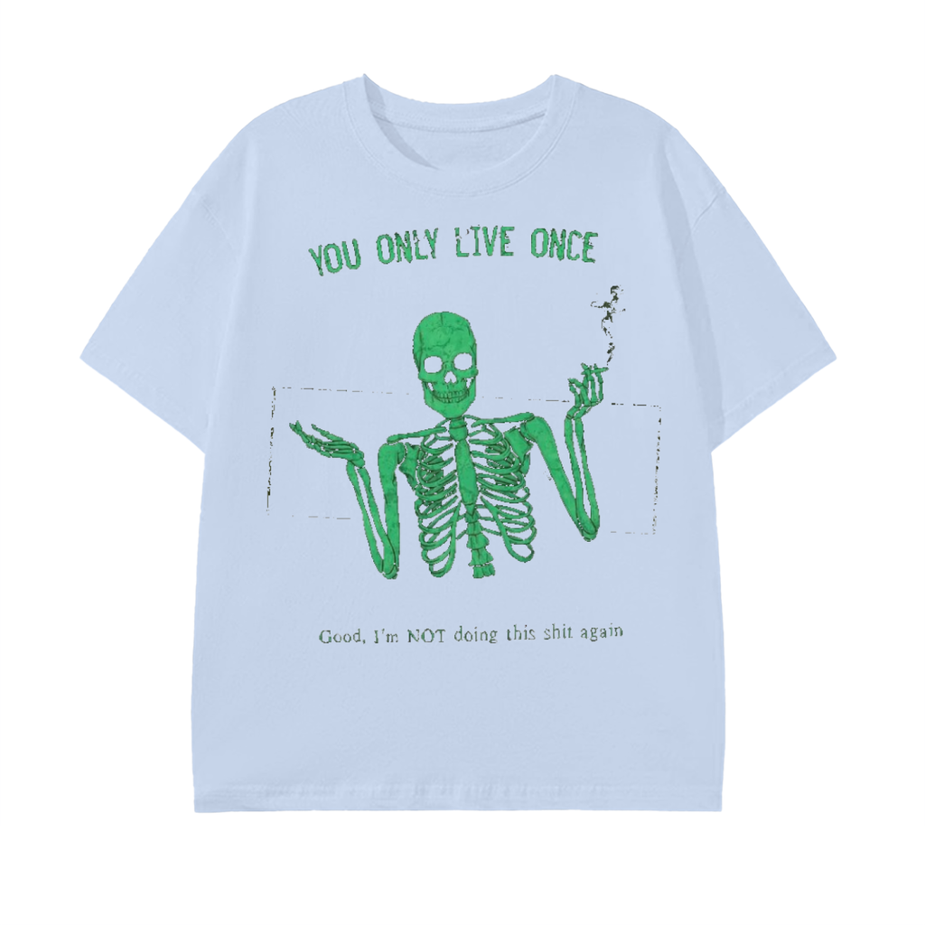 yolo-tee, skeleton-graphic, fu