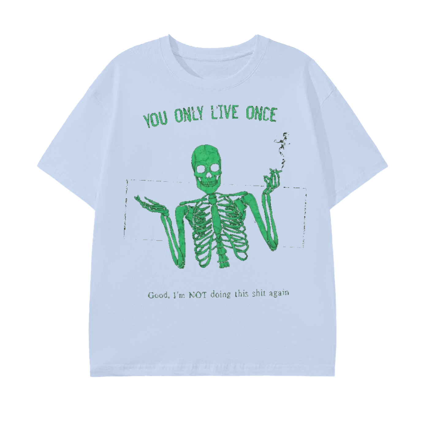 yolo-tee, skeleton-graphic, fu